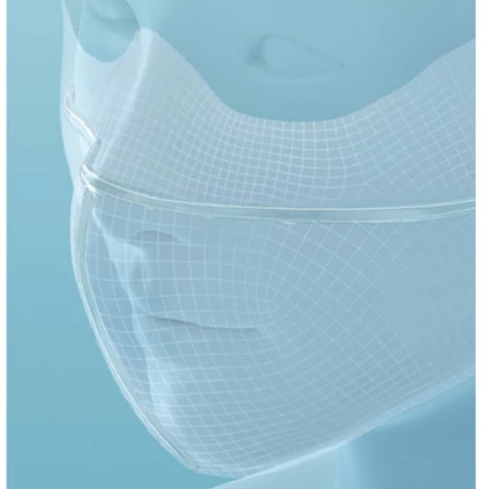 UV protection face Mask by Oh Sunny light Grey Breathable unisex New